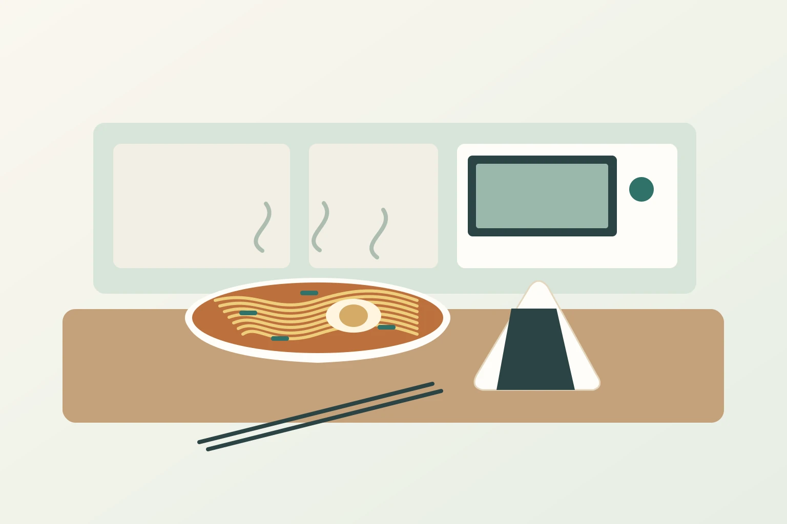 Korean Convenience Store Food: Ramyeon, Heating and 1+1